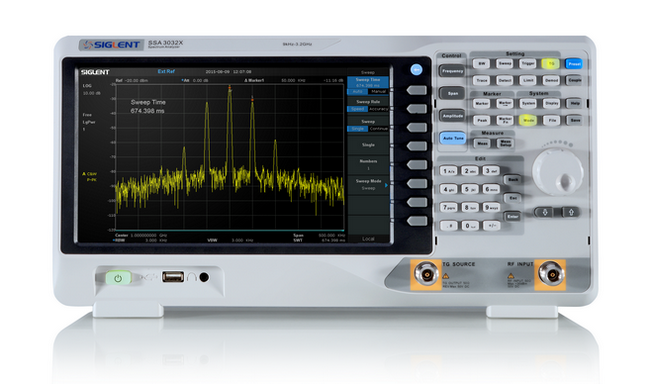 鼎阳的输出频率为2.1GHz的频谱仪SSA3021X