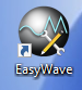 双击EasyWave软件图标打开软件
