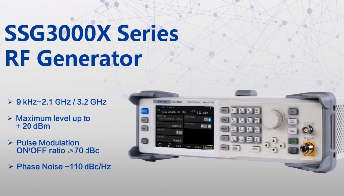 SSG3000X Series RF Generator Indroduction