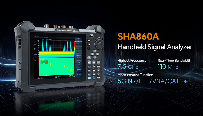 Compact All-in-One Handheld Signal Analyzer for 5G/LTE Field Testing